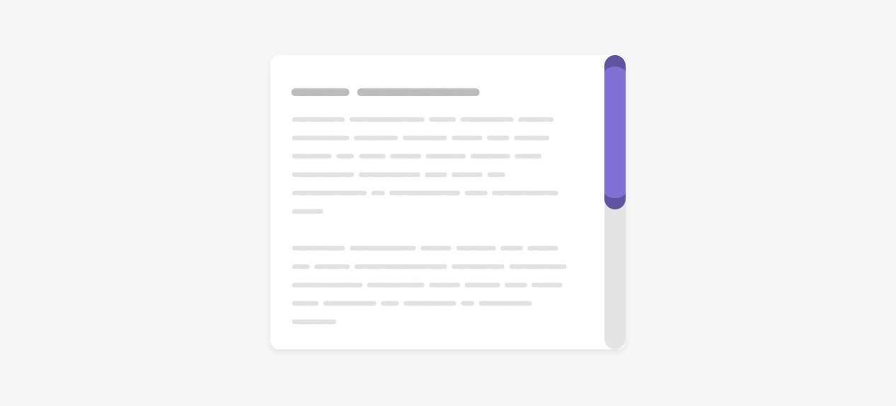 Пользовательские полосы прокрутки в CSS
