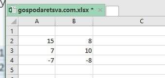 Функция ABS excel с примерами