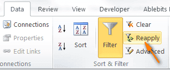 Сортировка в Excel
